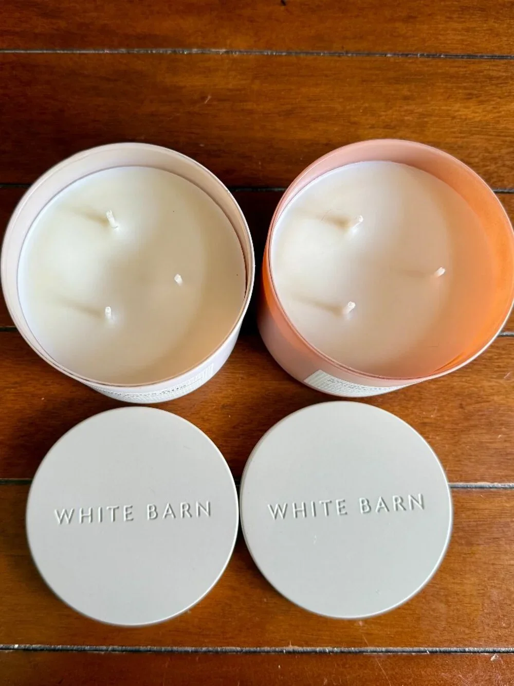 NEW 2-Pc RASPBERRIES & WHIPPED VANILLA & SWEET ORANGE & AGAVE 3-Wick Candle BBW
